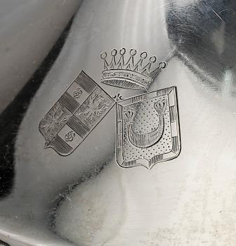 BORDSLAMPA, silver. CG Hallberg, Stockholm 1929.