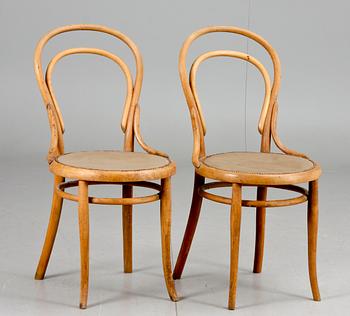 STOLAR, ett par, Thonet, 1900-talets mitt.