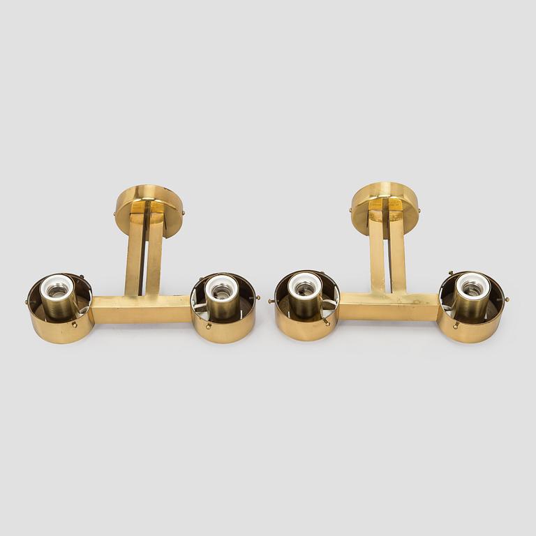 Lisa Johansson-Pape, a pair of mid-20th century model '19053' wall lights, for Orno.