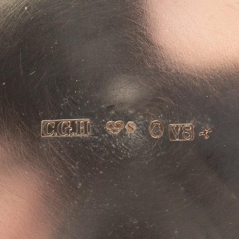 CG Hallberg Vase/Cup silver Stockholm 1947.