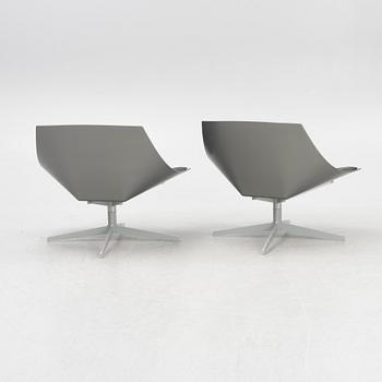 Jurgen Laub & Markus Jehs, chairs, model "JL10", a pair, Fritz Hansen.