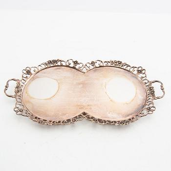 Coffee service 4 dl Rokoko style silver GEWE Malmö 1974/75.