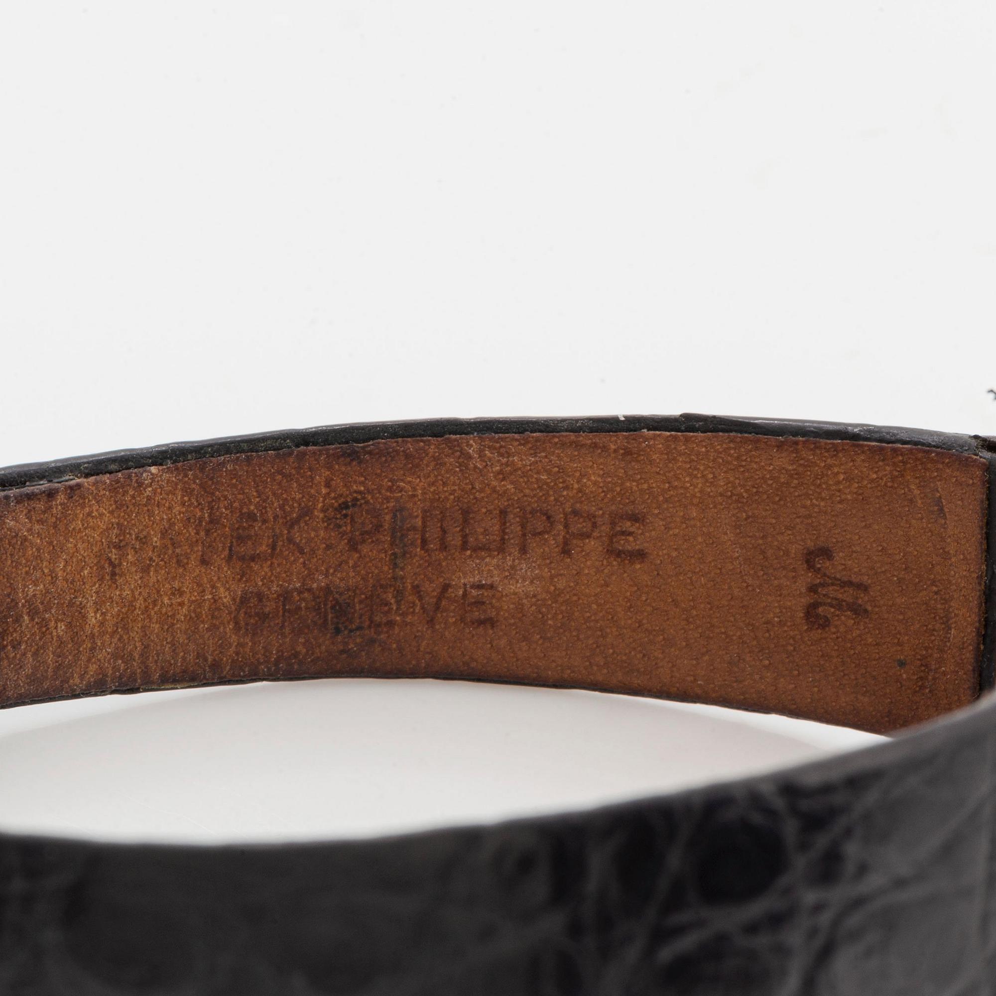 Patek Philippe, Calatrava, "Clous de Paris", wristwatch, 25 mm.