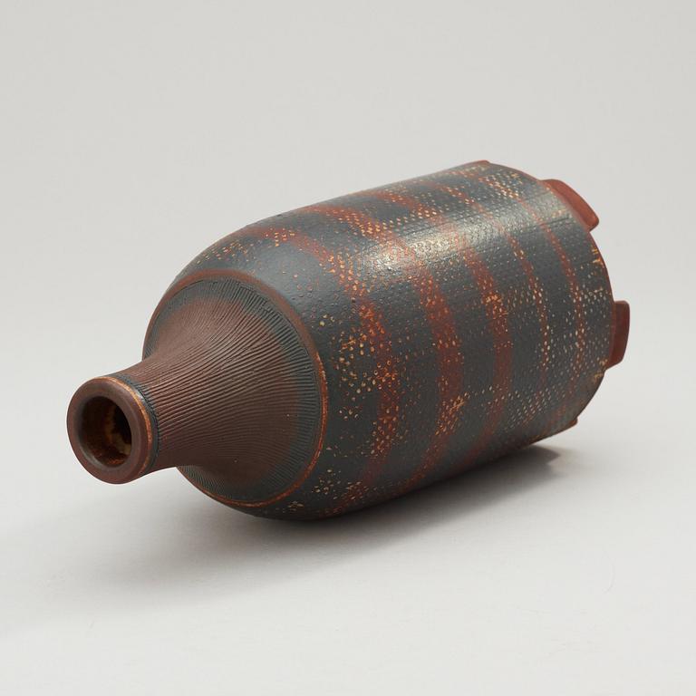 A Wilhelm Kåge 'Farsta' stoneware vase, Gustavsberg studio 1956.