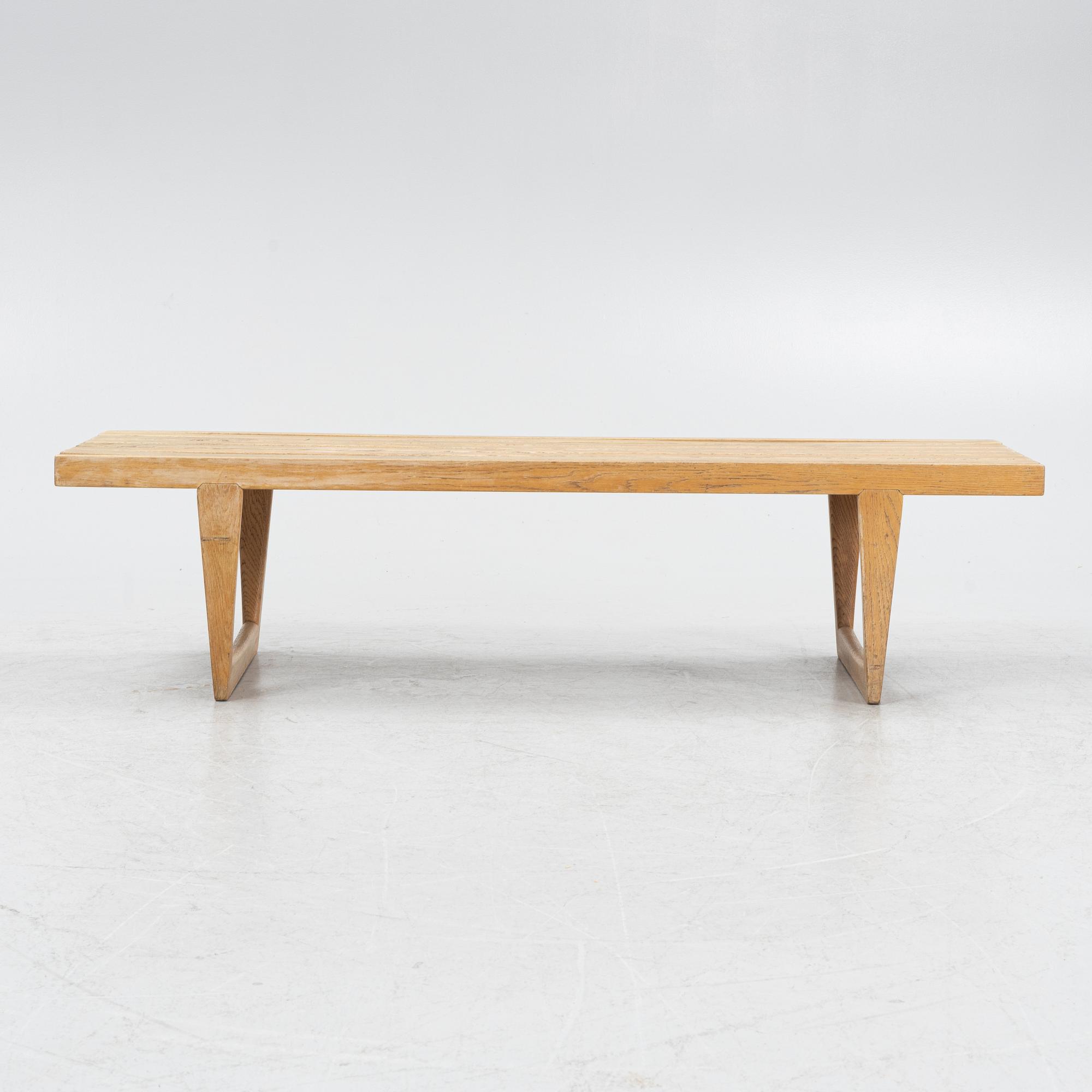 Yngvar Sandström, bänk, "Tokyo" Triva-serien för Nordiska Kompaniet, formgiven 1962.