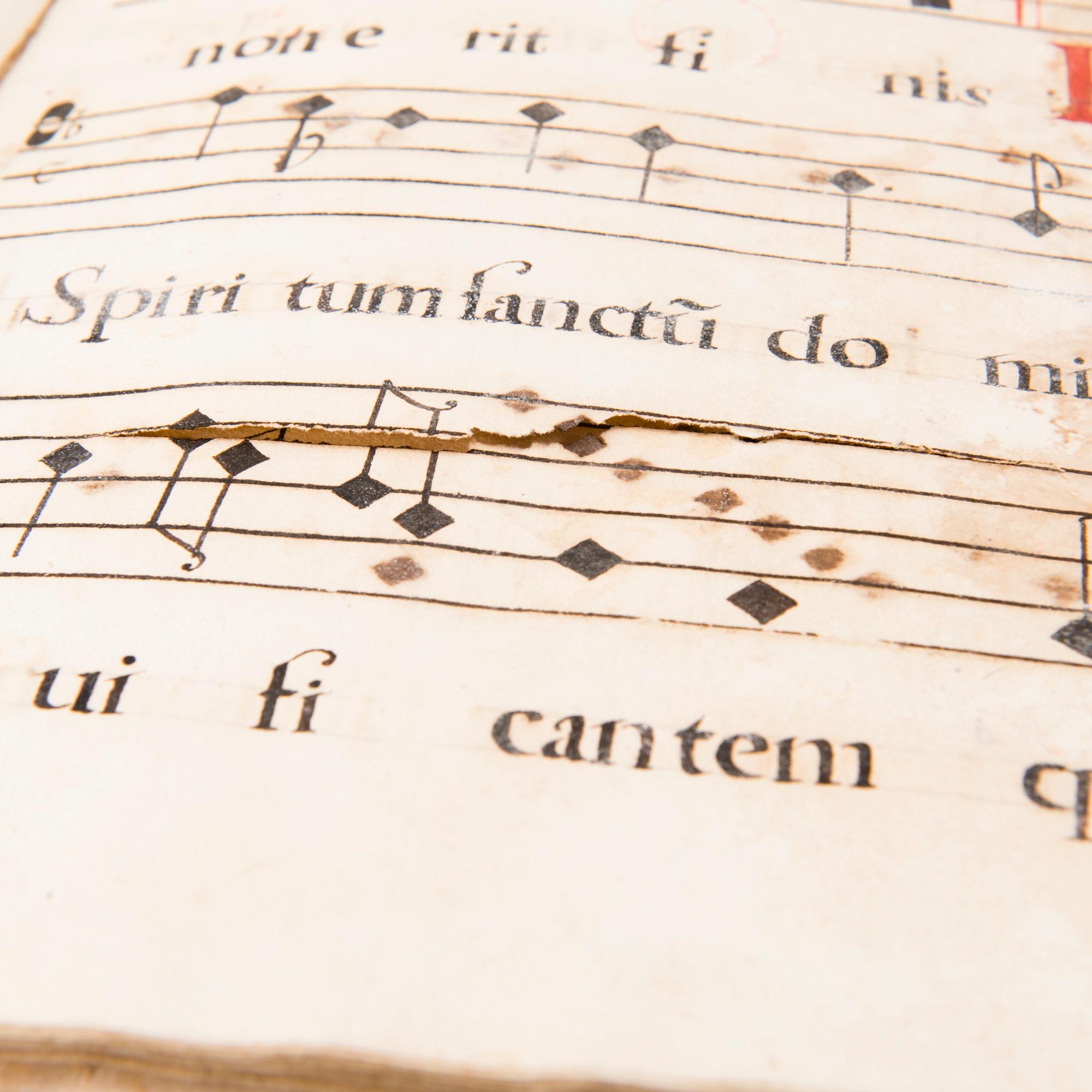 KÄSIKIRJOITUS, pergamenttia, n. 1400-luku.