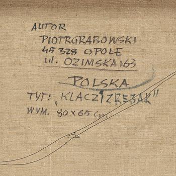 PIOTR GRABOWSKI, oil on canvas, signed.