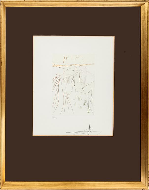 Salvador Dalí, "La ressuscitee" from "Le Décameron".
