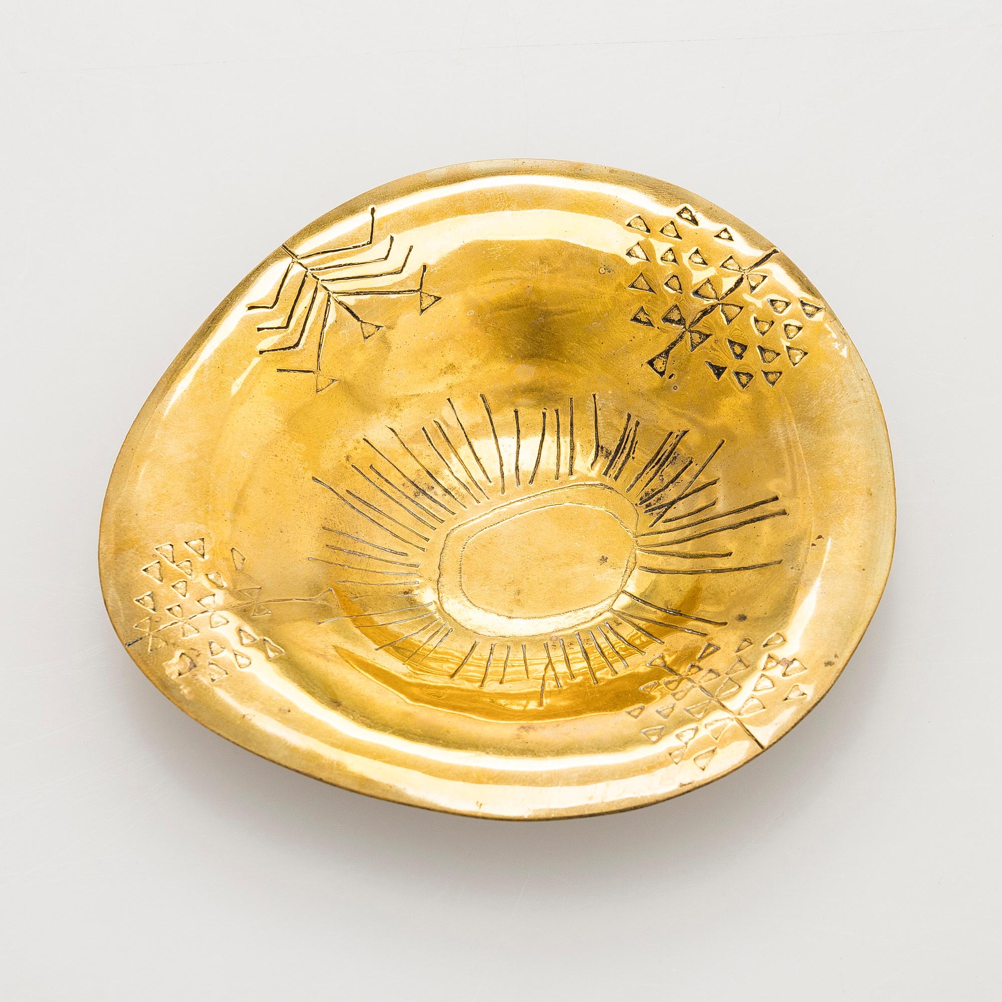 Tapio Wirkkala, A 'Midnight Magic' brass souvenir Tillander, Helsinki around 1950.