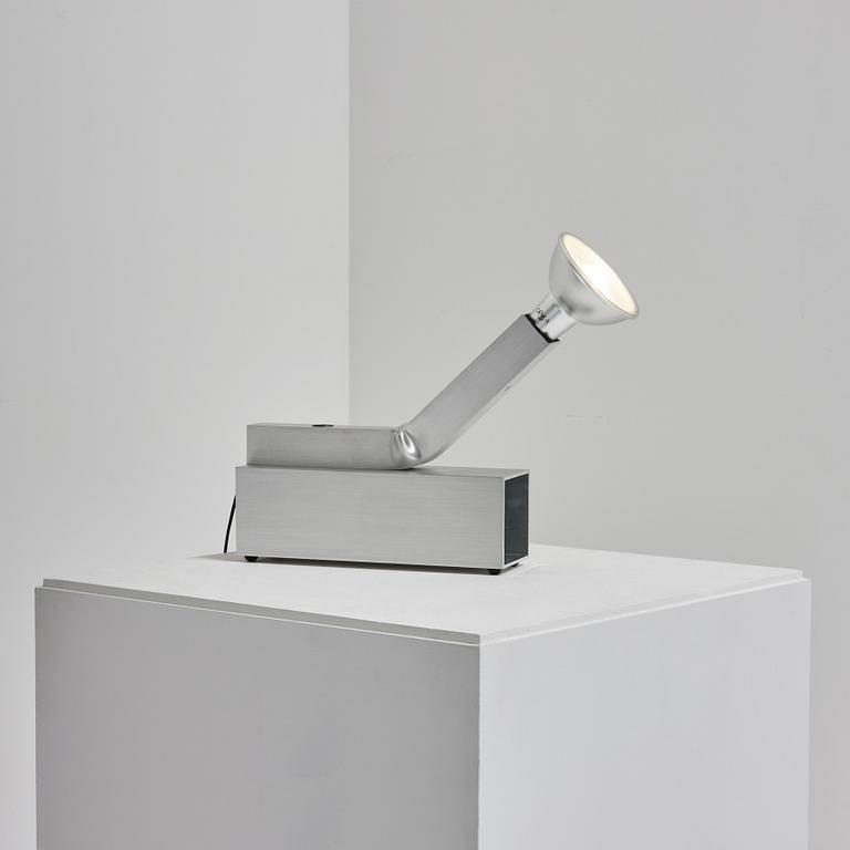 David Taylor, a unique table lamp, "Aluminium Table Lamp #3", Studio Mellösaverken, Sweden, 2025.