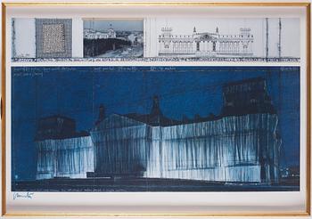 Christo & Jeanne-Claude, "Wrapped Reichstag (Project for Berlin)".