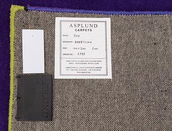 Olle Bærtling, MATTA. "Yoy". Handtuftad. Baertling/Asplund. 200 x 101,5 cm.