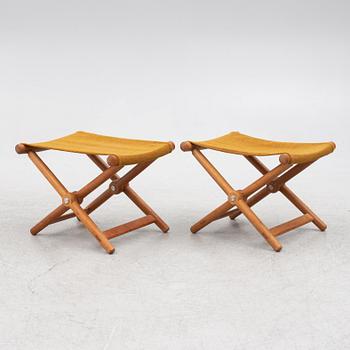 Stools, a pair.