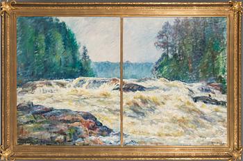 Mikko Oinonen, oil on canvas, signed and dated 1938.