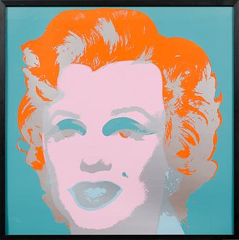 Andy Warhol · ANDY WARHOL, efter, färgserigrafi.