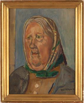Axel Nilsson, oil on canvas, signed and dated -35.