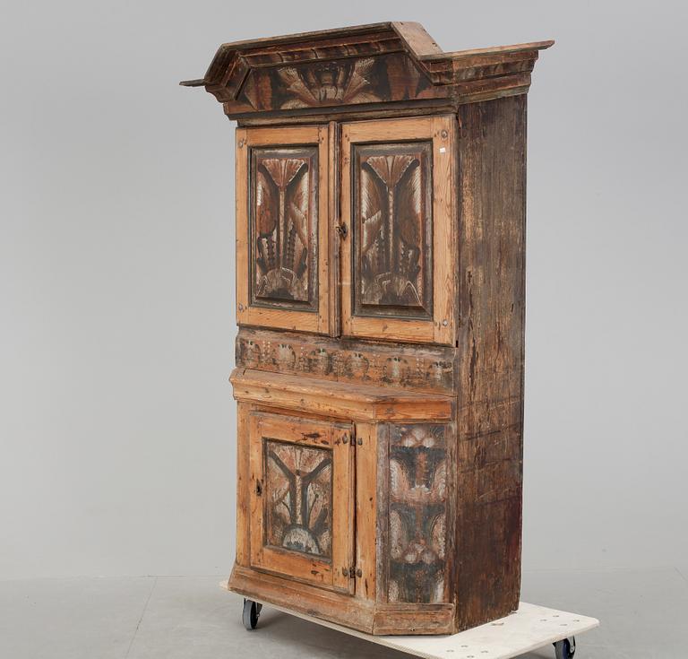 SKÅP. Allmoge, märkt 1792.