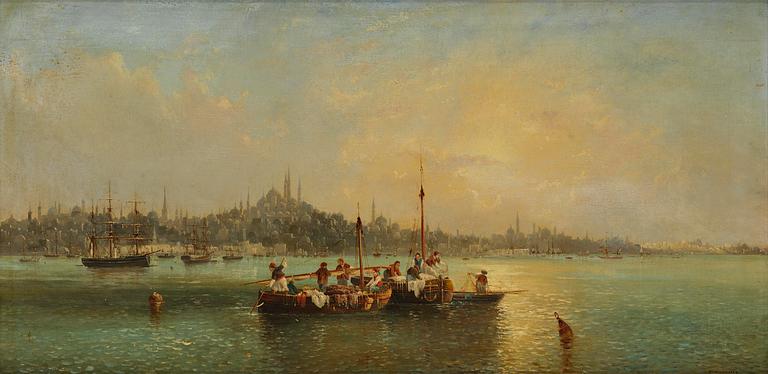 Charles Kuwasseg, Vy från Konstantinopel.