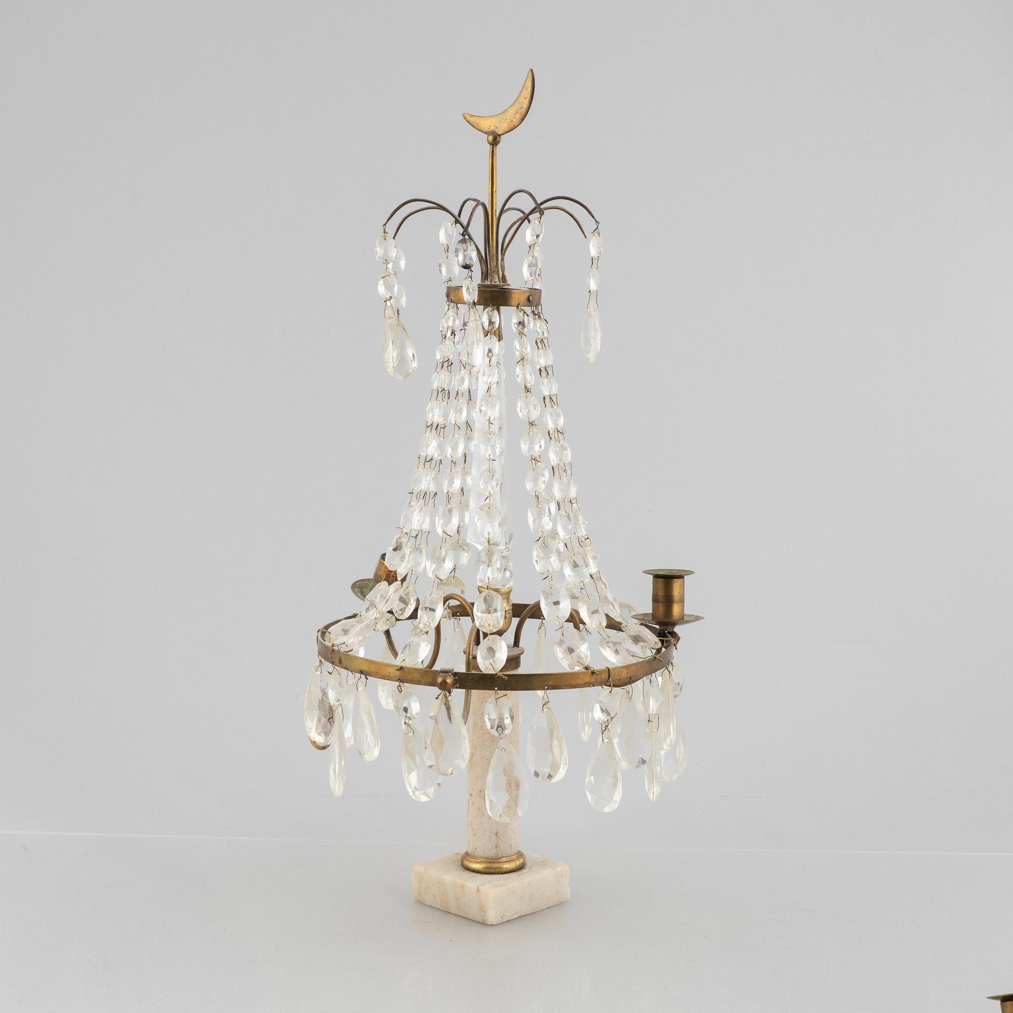 Bordslyster, 1800-tal. Sengustaviansk stil.