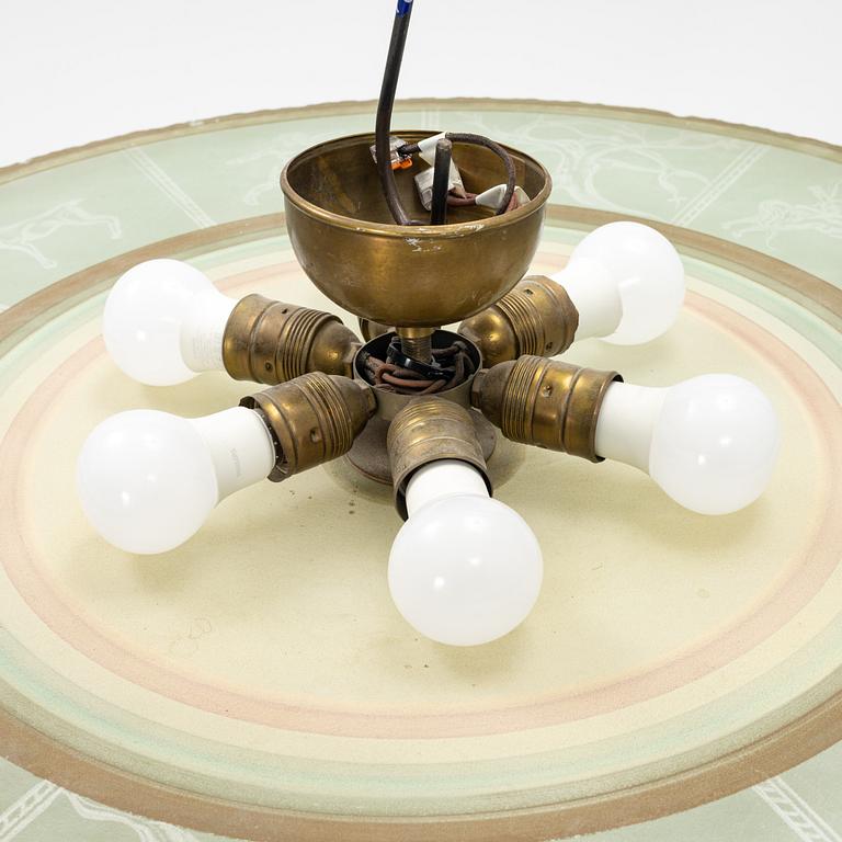 A ceiling light, 1930s.