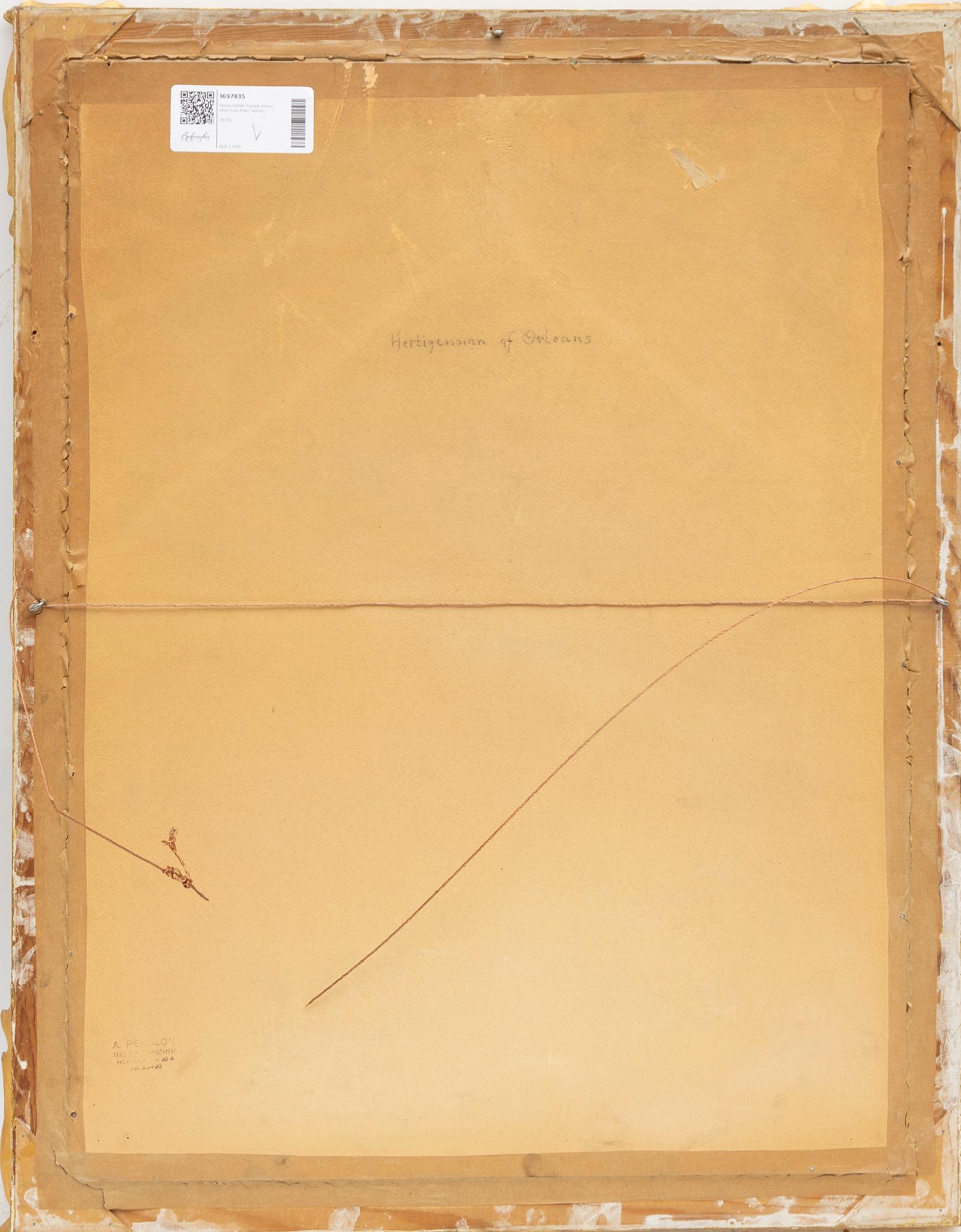 J. F Henry Schäf, The Duchess of Orleans.