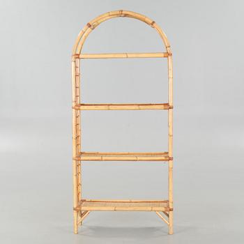 A rattan shelf, second half of the 20th century.