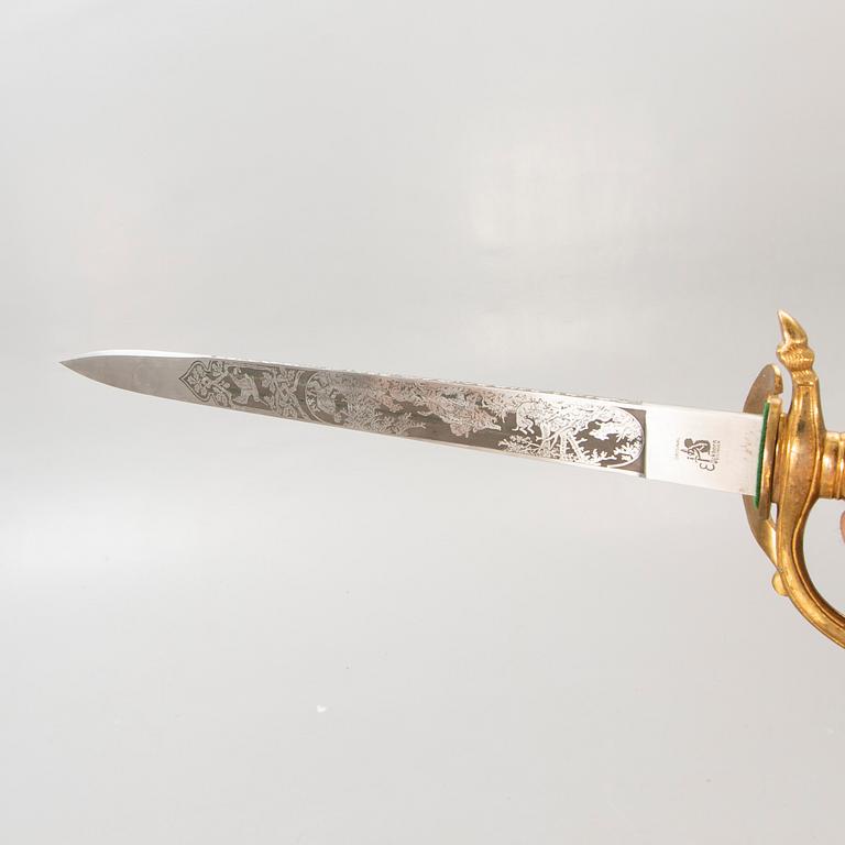 A 20th Century hunting sword.