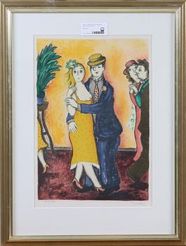 LENNART JIRLOW, färglitografi, sign o numr 107/310.