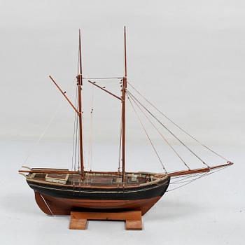 MODELLBÅT, Danmark, 1900-talets första hälft.