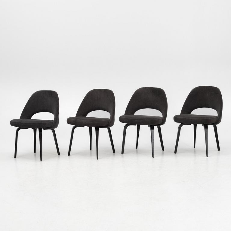 Eero Saarinen, four 2Conference" chairs, Knoll.
