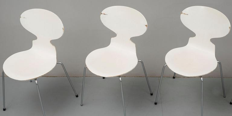 STOLAR, 5 st, "Myran", Arne Jacobsen för Fritz Hansen, 1973.