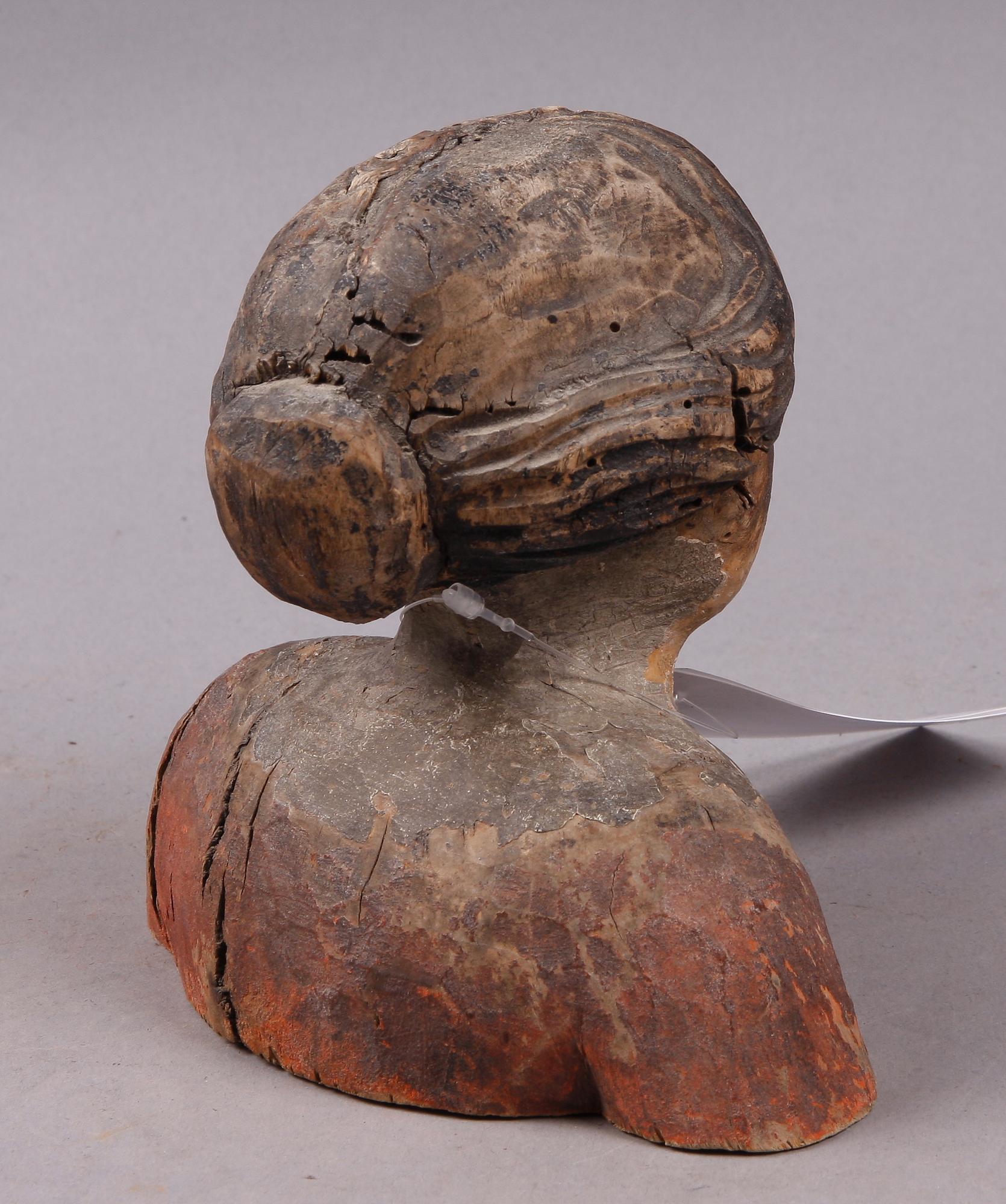 SKULPTUR, trä, troligtvis 1800-tal.