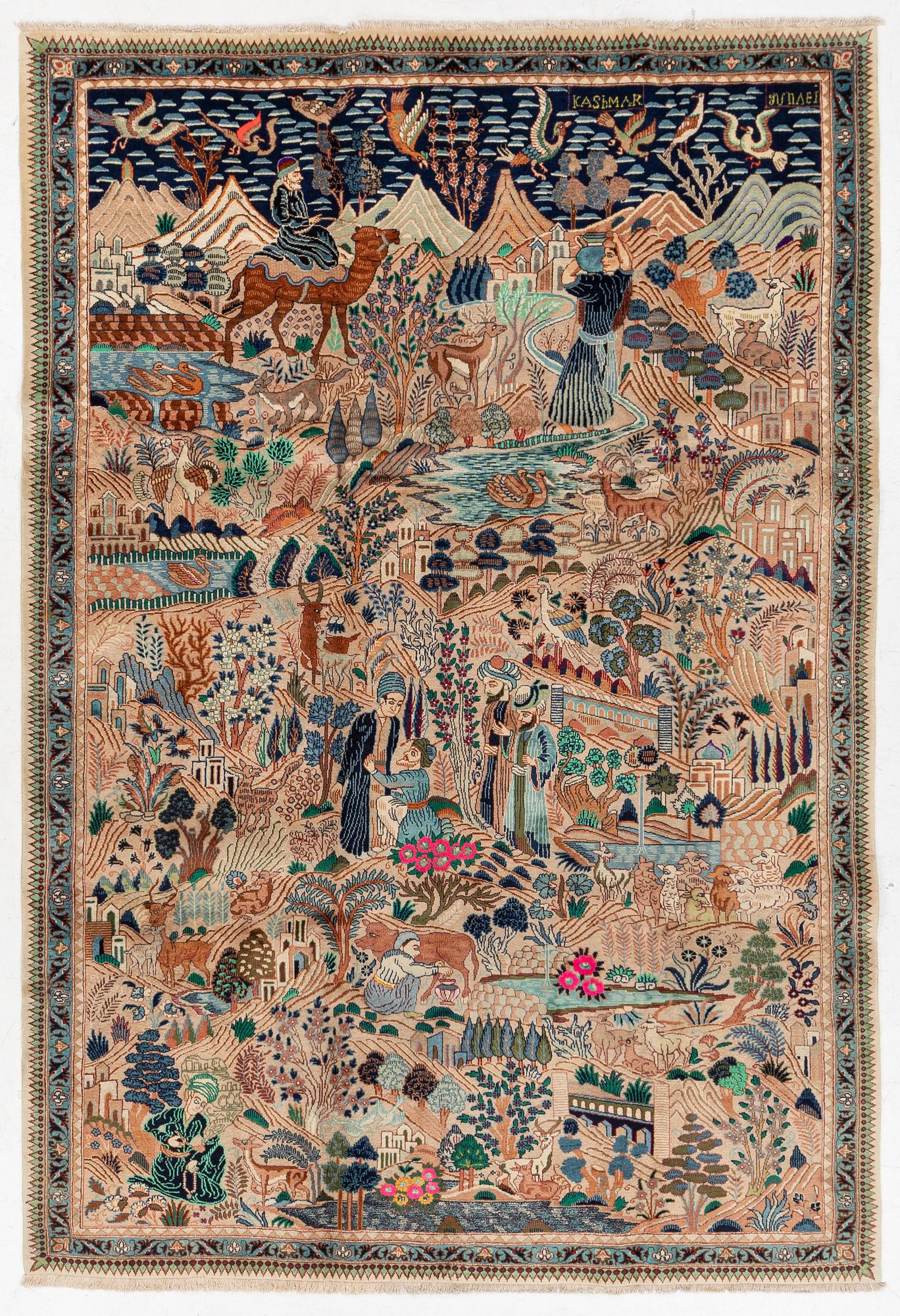 Carpet, Kashmar 285 x 195 cm.