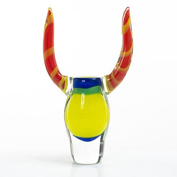 Erik Höglund, vas, glas, Studioglas, Strömbergshyttan, 1997.