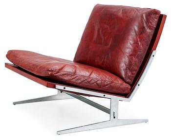 87. A Preben Fabricius & Jørgen Kastholm easy chair, "BO-561", Bo-EX, Denmark.