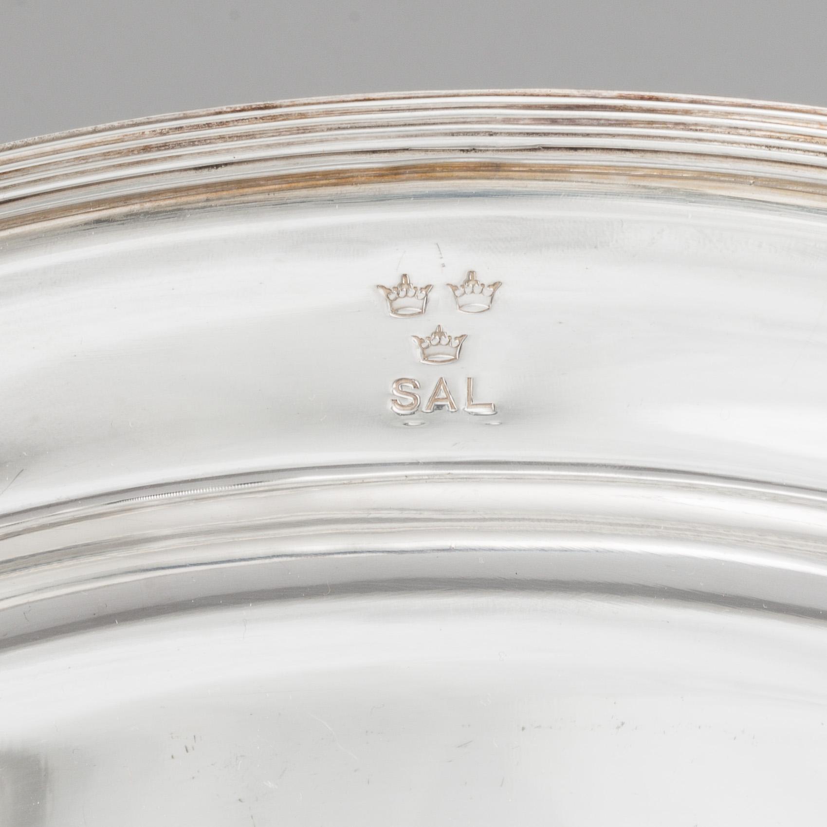 SWEDISH AMERICAN LINE, 3 serving dishes. Gense.