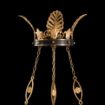 A FRENCH CHANDELIER, late 19th century.