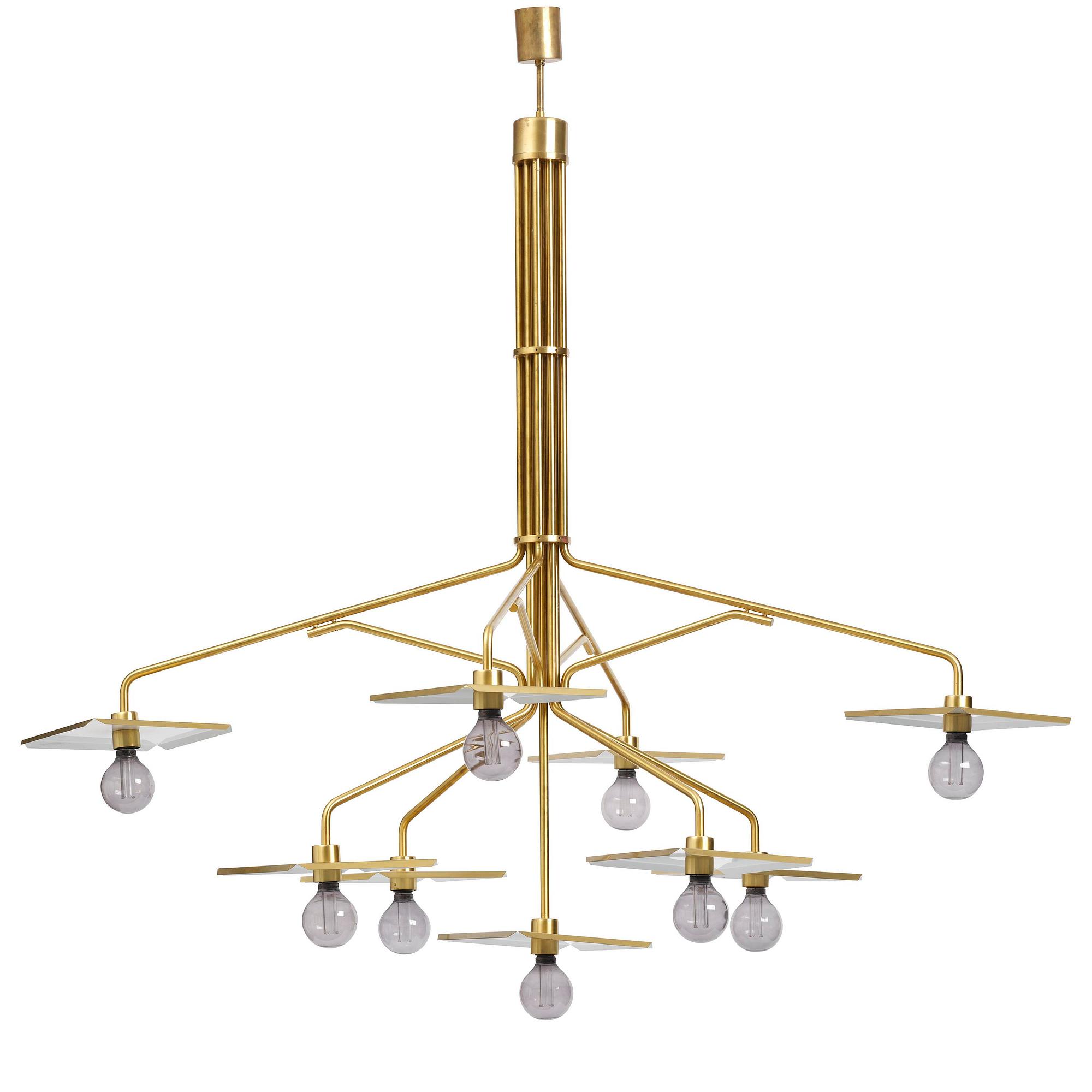 Hans-Agne Jakobsson, an imposing chandelier model C 2504, Hans-Agne Jakobsson AB, Markaryd, 1970s–80s.