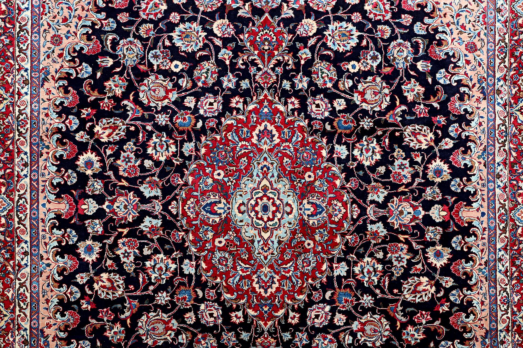 A carpet, Kashmar, ca 395 x 308 cm.