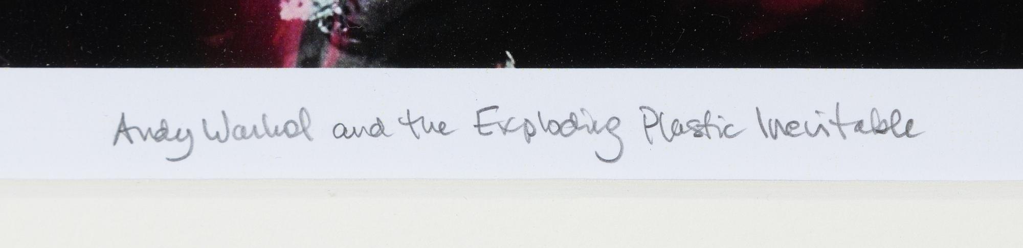 Ronald Nameth, photograph from Exploding Plastic Inevitable signed and numbered AP.