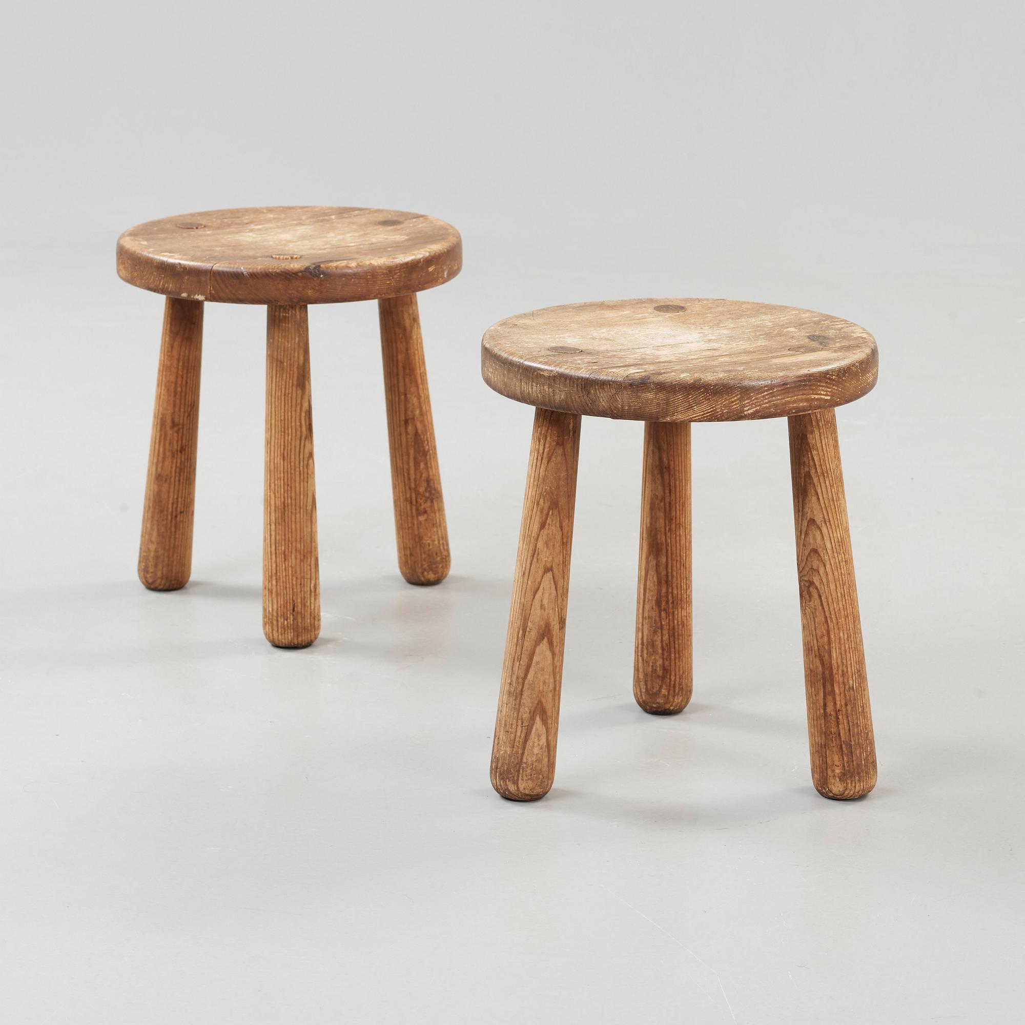 AXEL EINAR HJORTH, pallar, ett par, Nordiska Kompaniet 1930-tal.