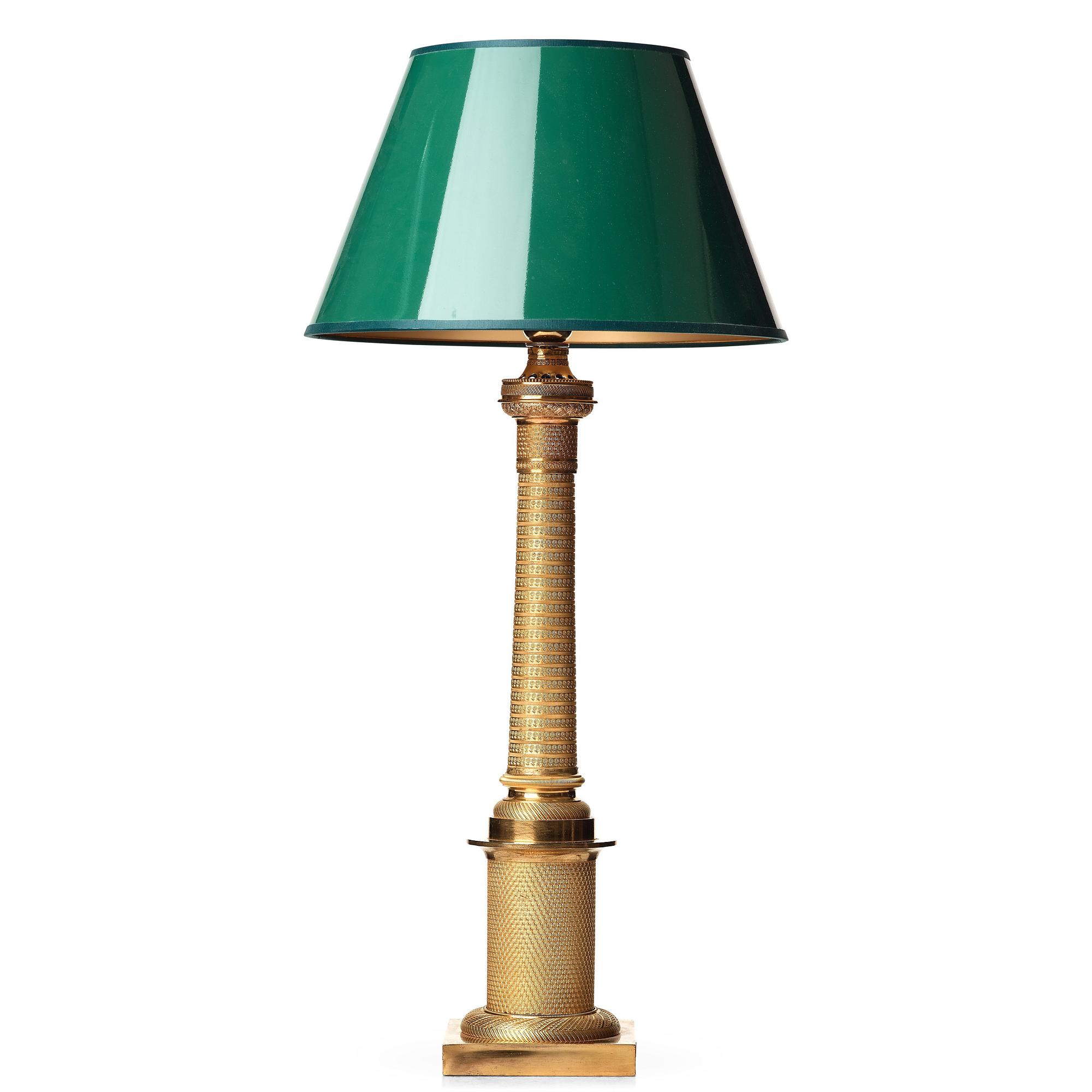 BORDSLAMPA, troligen Ryssland, 1800-talets början, Empire.