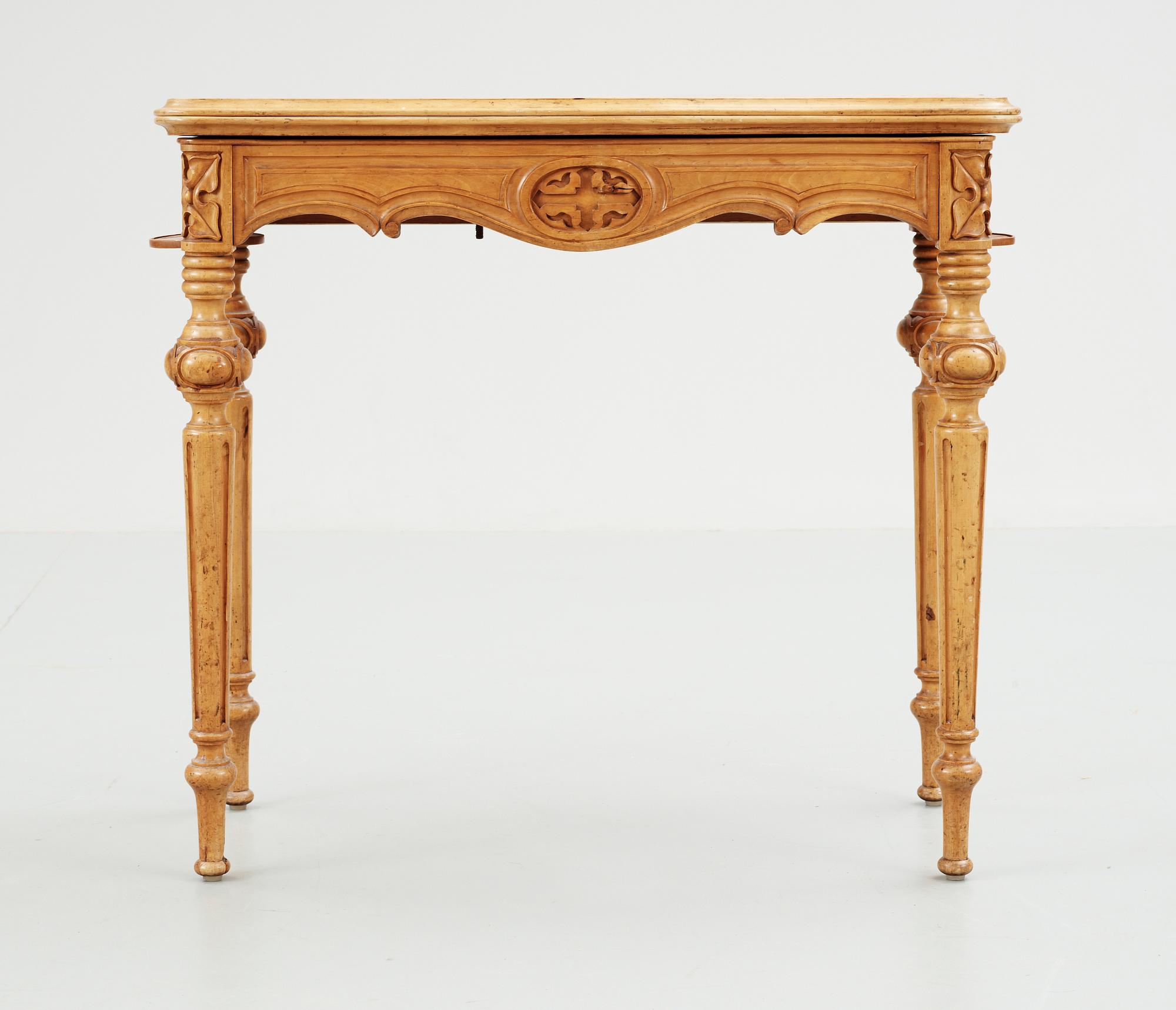 SPELBORD, nyrenässans, sent 1800-tal.