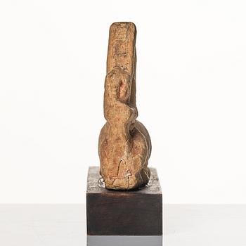A pottery figure of a harp player. Presumablu Greek - Roman time.