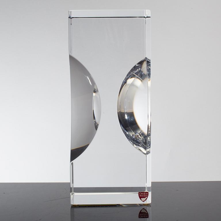 A glass sculpture by Sven Palmqvist, Orrefors.