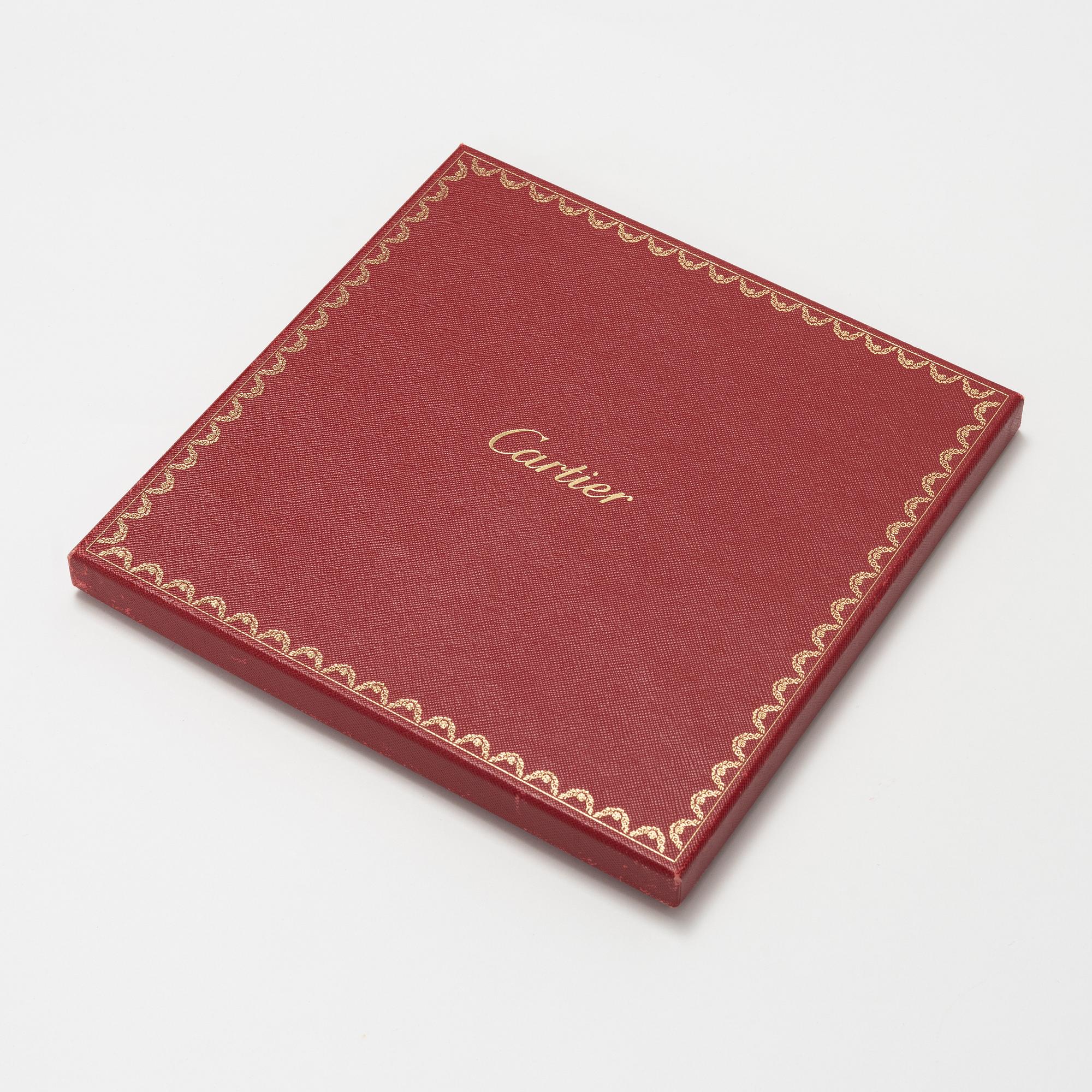 Cartier, a twill silk scarf.