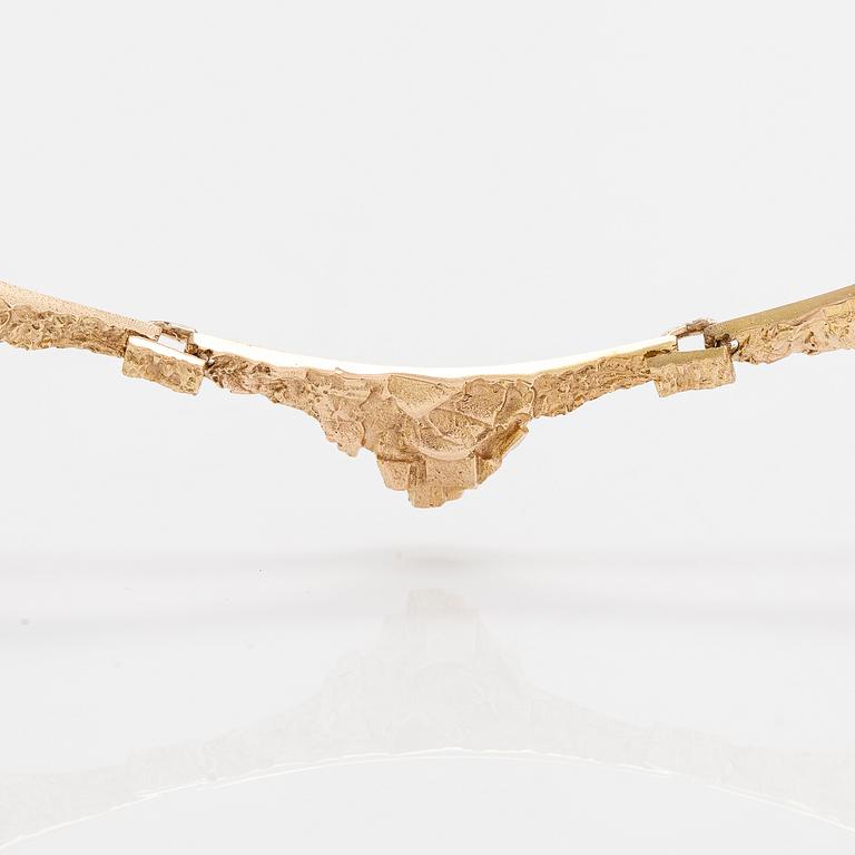 Björn Weckström, Kaulakoru "Kaarisilta", 14K kultaa. Lapponia 1969.