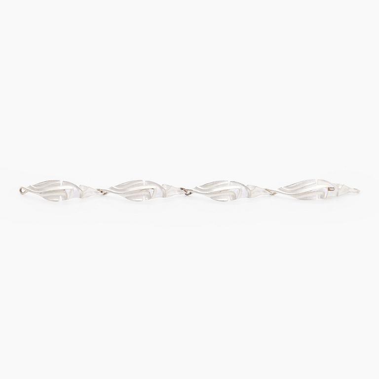Lapponia, a sterling silver bracelet, Helsinki 1997.