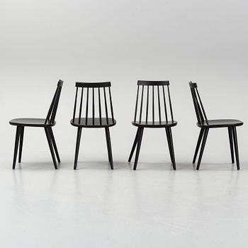 Four 'Pinnochio' chairs by Yngve Ekström. Second half of the 20th Century.