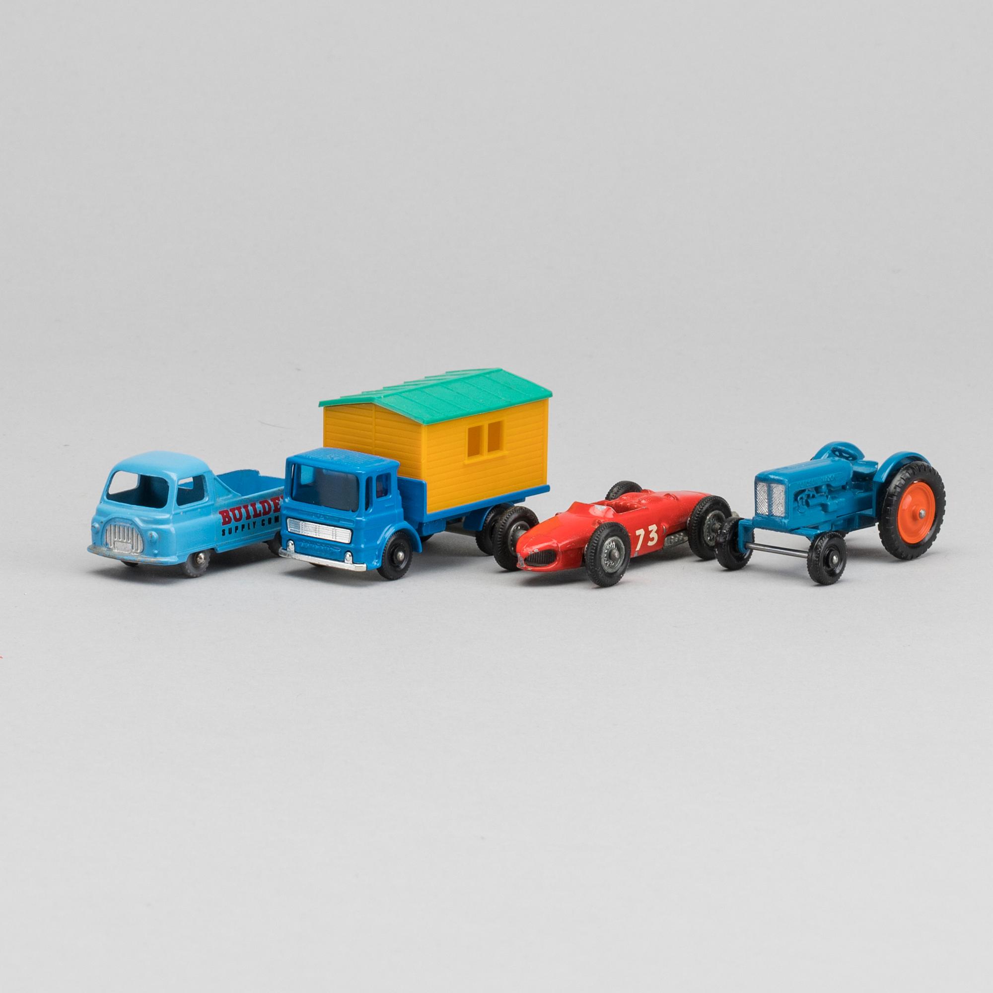LESNEY MATCHBOX SERIES FOUR CARS.